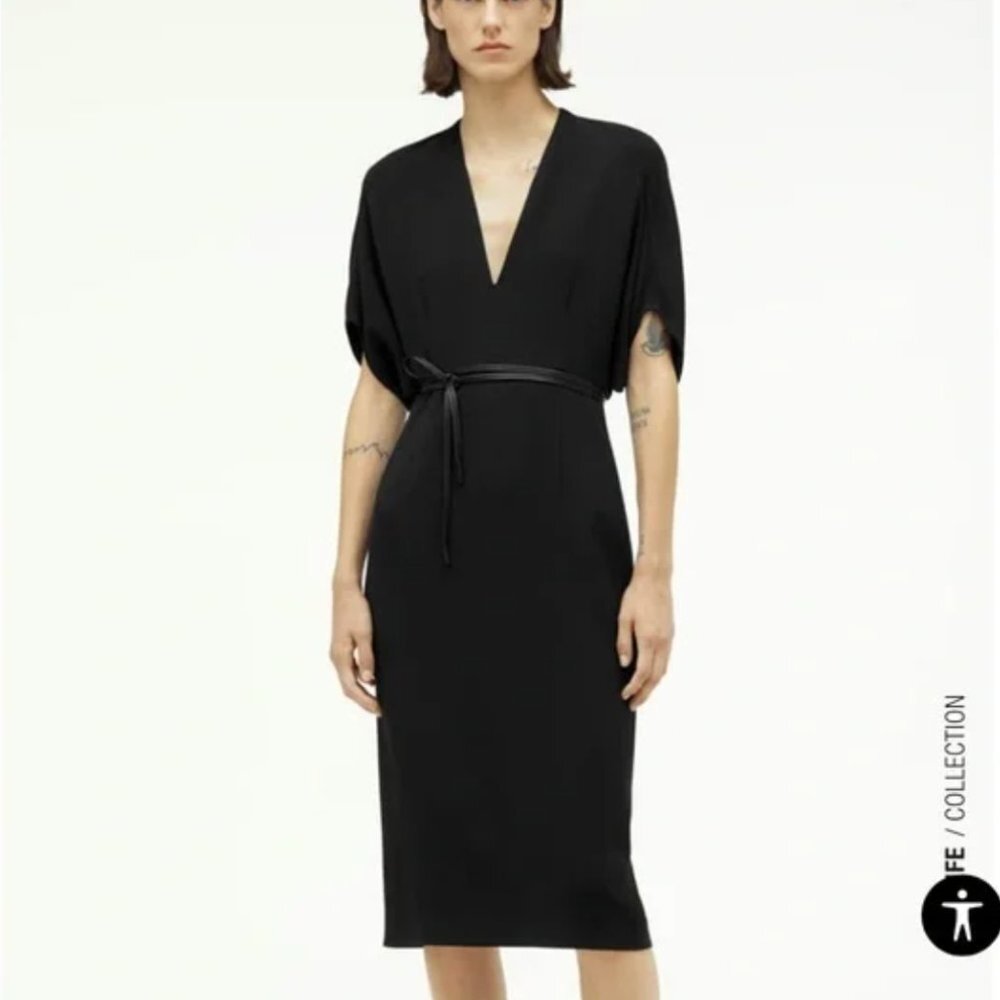 NWT Zara x Narciso Rodriguez Midi Dress - Black